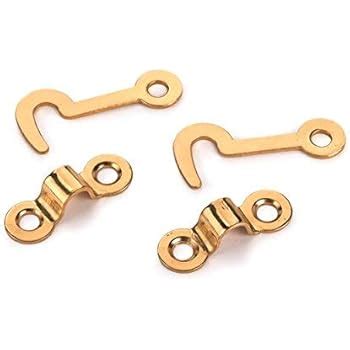 metal hooks wood box closure flat latch|Amazon.com: Box Hook Latch.